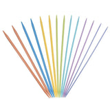 Plastic Knitting Needles Double Pointed - 7 Pairs (4.0mm-10.0mm)