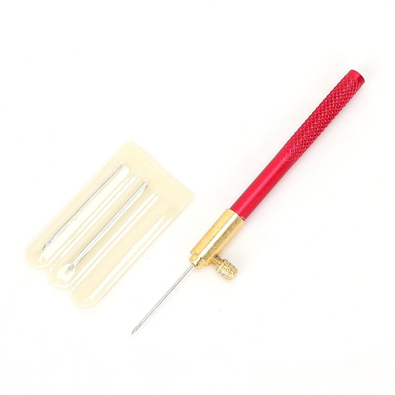 Embroidery Beading Tambour Crochet Hook with 3 Size Needles - French Crochet