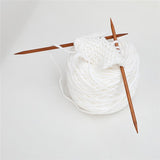 Carbonized Bamboo Double Pointed Knitting Needles Set - 75pcs/ 15 Size (2.0mm-10.0mm)