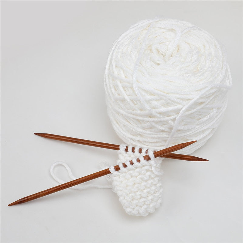 75pcs/　Double　Needles　Size　15　Set　Pointed　Knitting　Bamboo　Carbonized　(2.0mm-10.0mm)