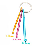 3 sizes in 1 Set Mini Aluminum Keychain