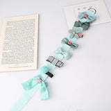 Multi-style Ribbon Bow Flower Hairpins - 8pcs