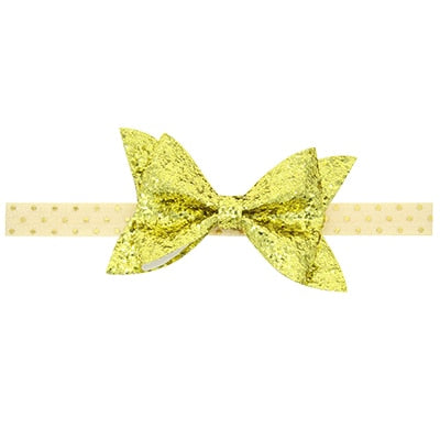Shiny Bow Knot Hair Band Set (7 colors)