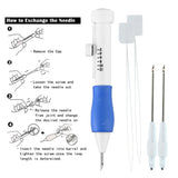 Magic Embroidery Punch Needles Pen Set (3D Embroidery/Cross Stitch)