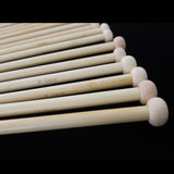 Single Pointed Bamboo Knitting Needles Set (2.0mm - 10.0mm) - 18 size