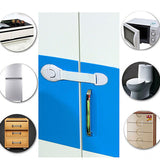 Kids Safety Lock Doors/Cabinet/Drawer/Refrigerator - Pack of 5