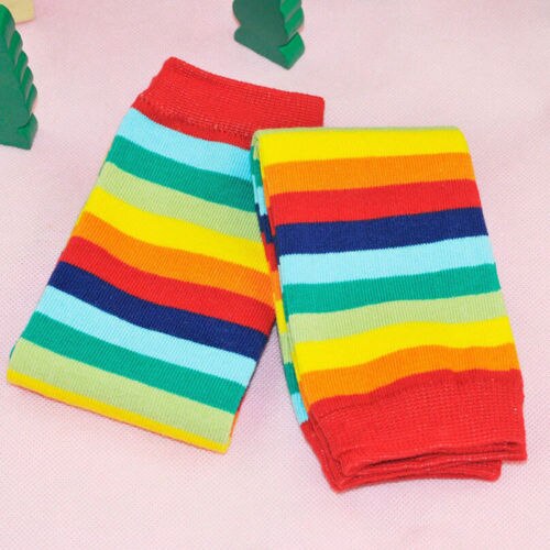 Rainbow Striped Stockings - Knee/Elbow Pads