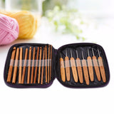 Bamboo Crochet Hook Set (20pcs) - [CS22]