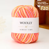 Woolly Multicolor Acrylic Yarn - [CS22]